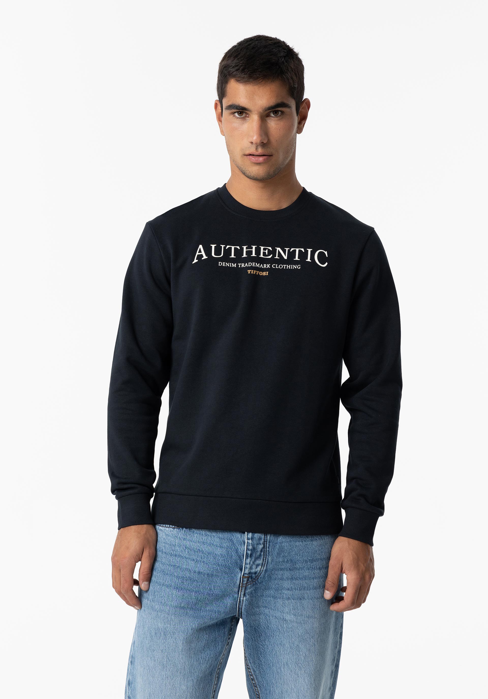 Sweatshirt com Estampado Frontal