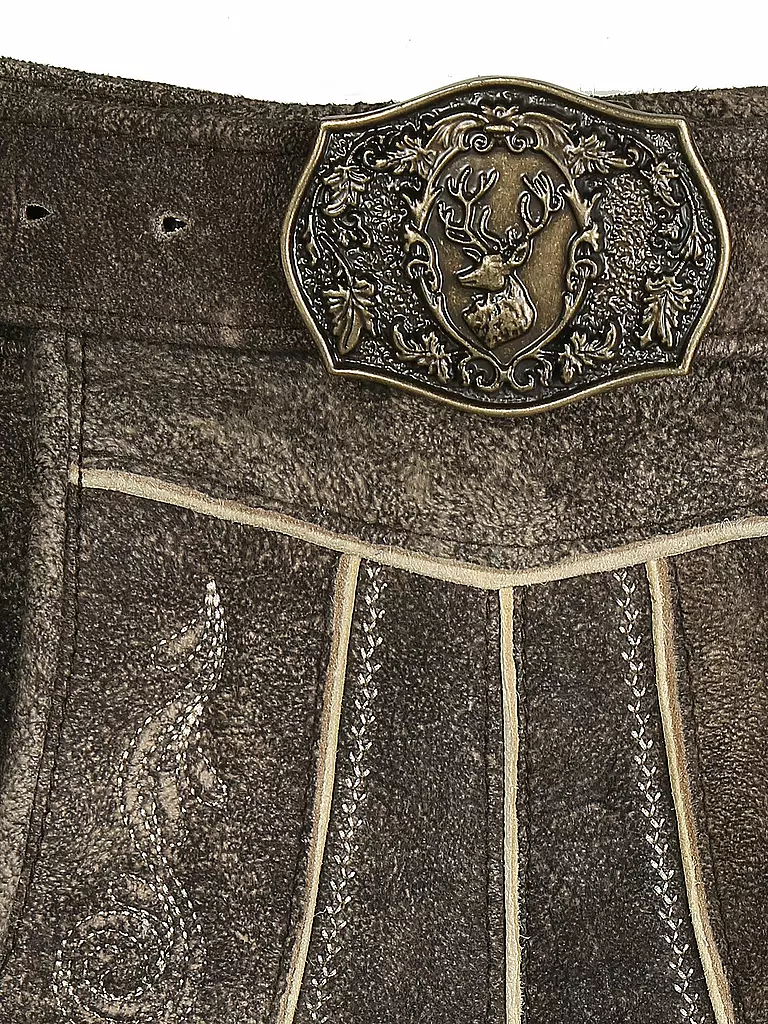 BECKERT Lederhose Kaiserau braun