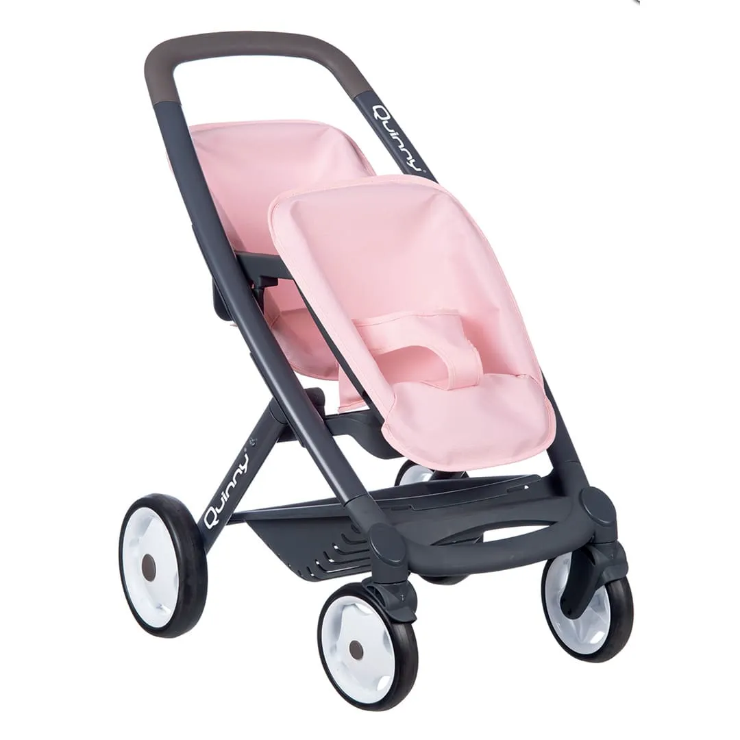 Smoby Maxi-Cosi Poussette Jumeaux pour Poupée - Rose