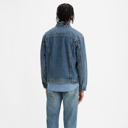 Levi's Trucker Denimjakke, Waterfalls Blue, S