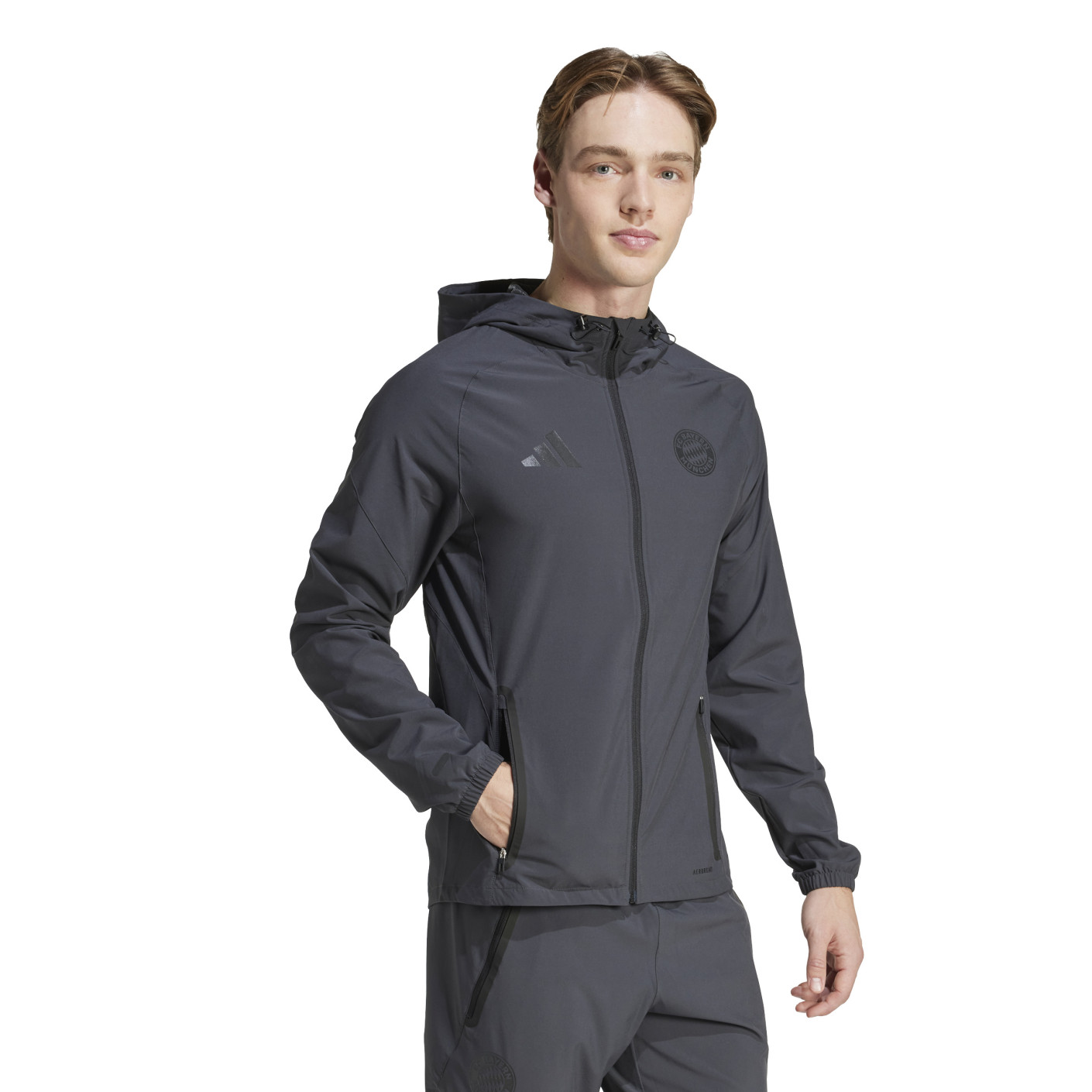 Adidas Bayern München Vis Tech Vest 2024-2025 Donkergrijs