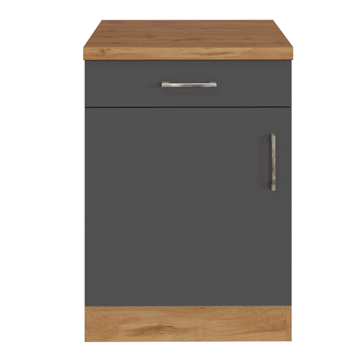 Anrichte SORRENTO - Wotan Eiche - anthrazit - 50 cm breit