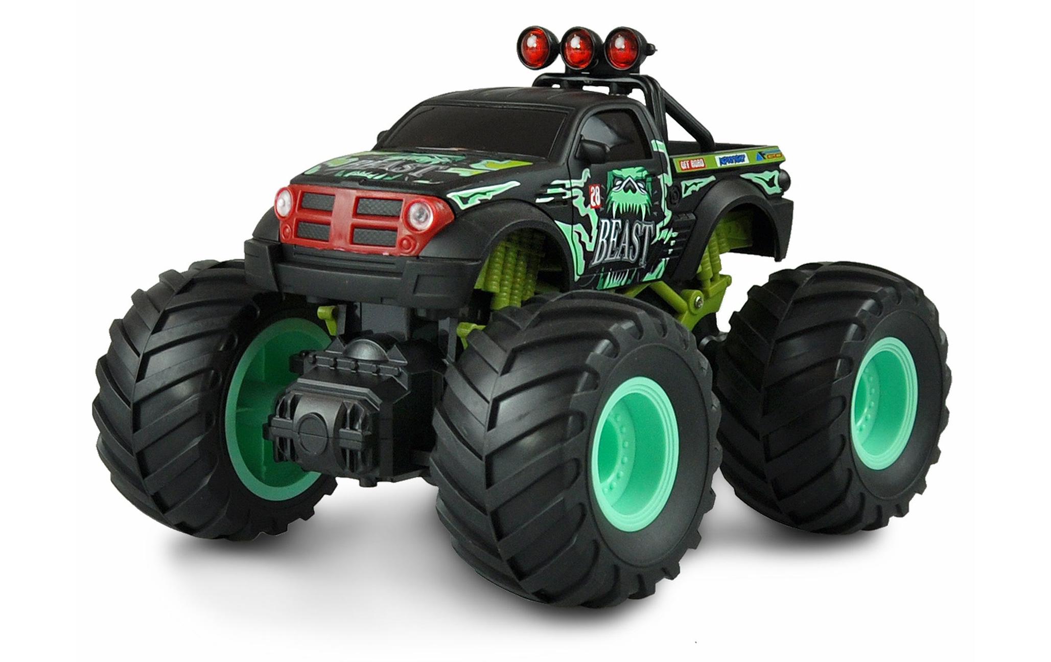 Monster Truck Big Buster Grün, RTR, 1:18Ferngesteuerter Monstertruck