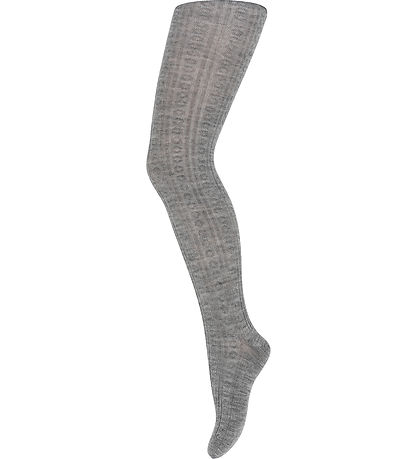 MP trømpebukser - Uld - Rib - Juno - Grey Melange