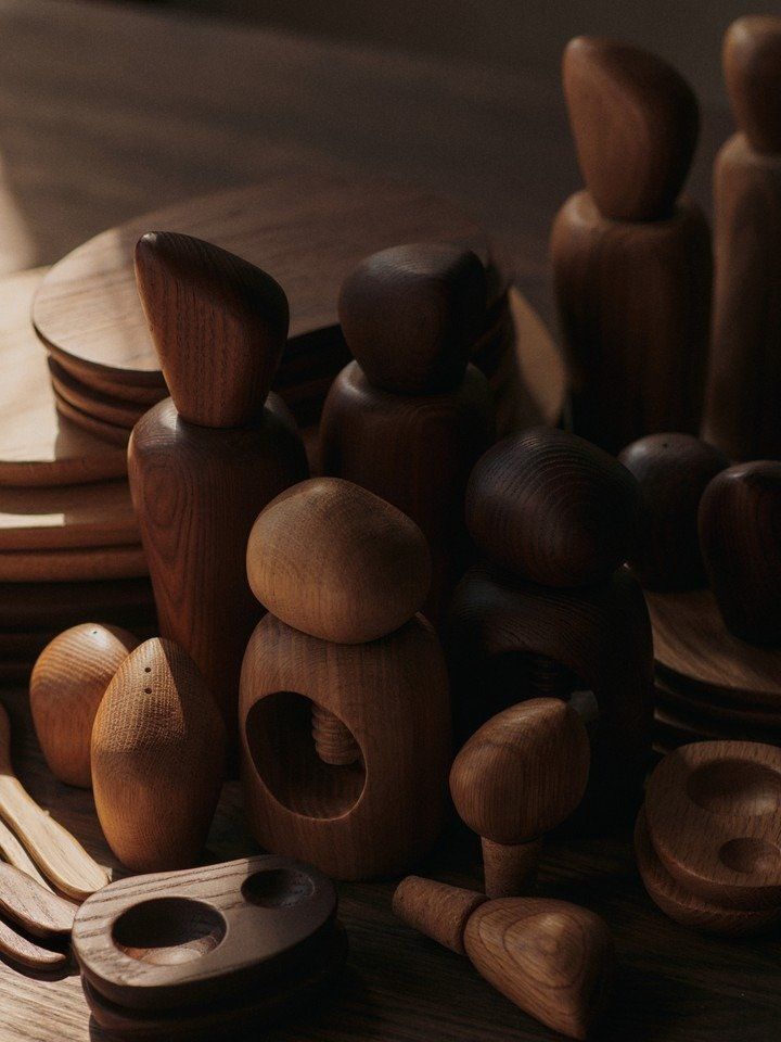 Ferm Living Cairn Bruin Peper- of Zoutmolen