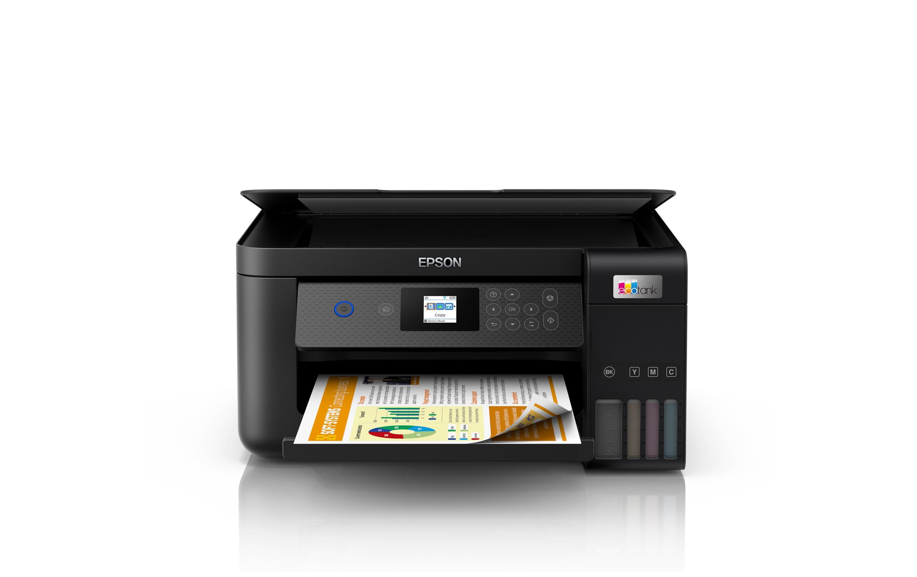 Multifunktionsdrucker EcoTank ET-2850<br>3-in-1-Multifunktions-Tintenstrahldrucker mit Ecotank-System
