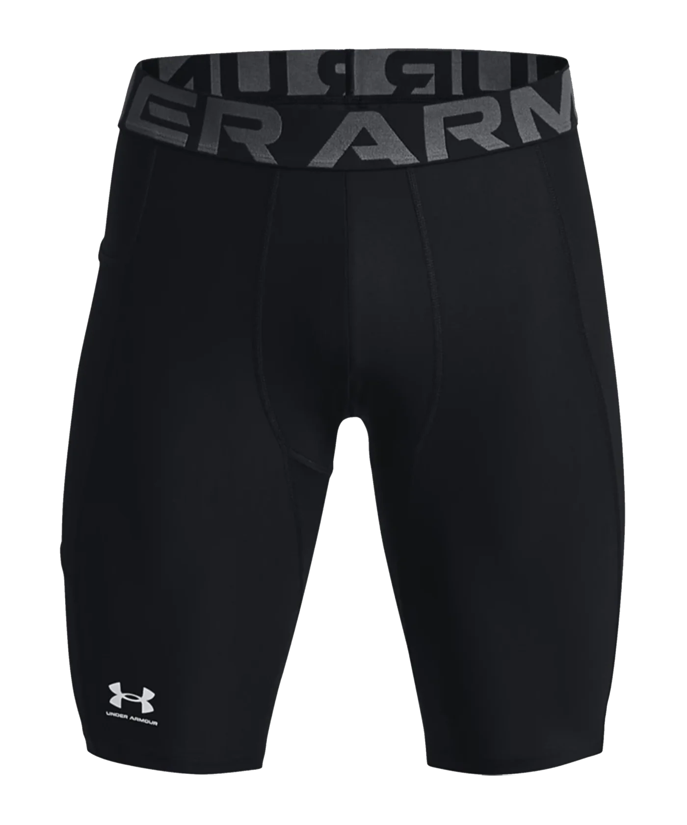 Under Armour HeatGear Long Short Schwarz F001