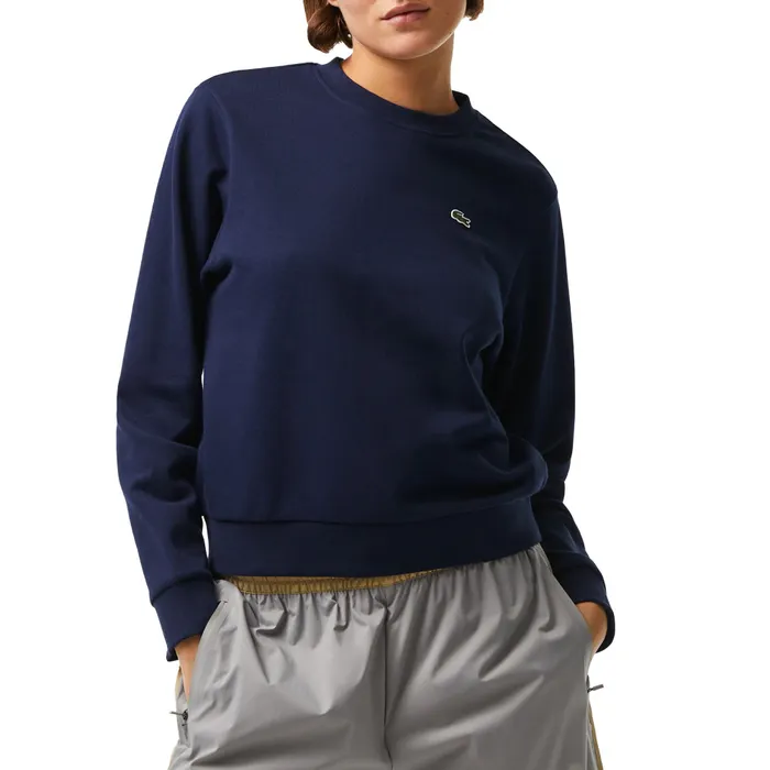 Lacoste Colorblock Fleece Crew Sweater Dames