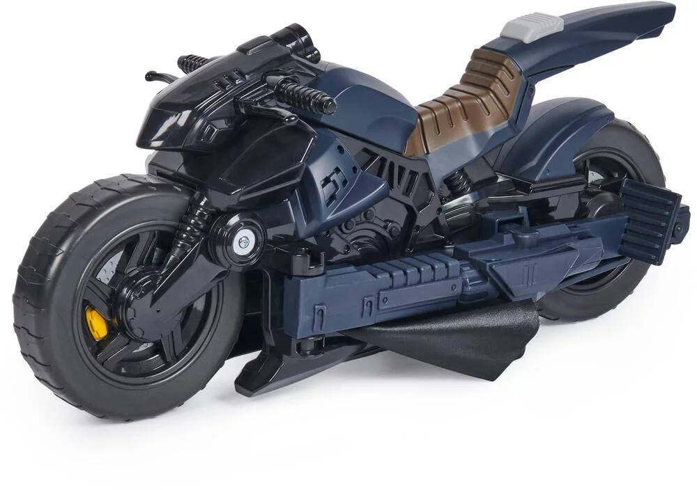 DC COMICS - VEHICULE - BATMAN - BATCYCLE 2 EN 1 TRANSFORMABLE 30CM