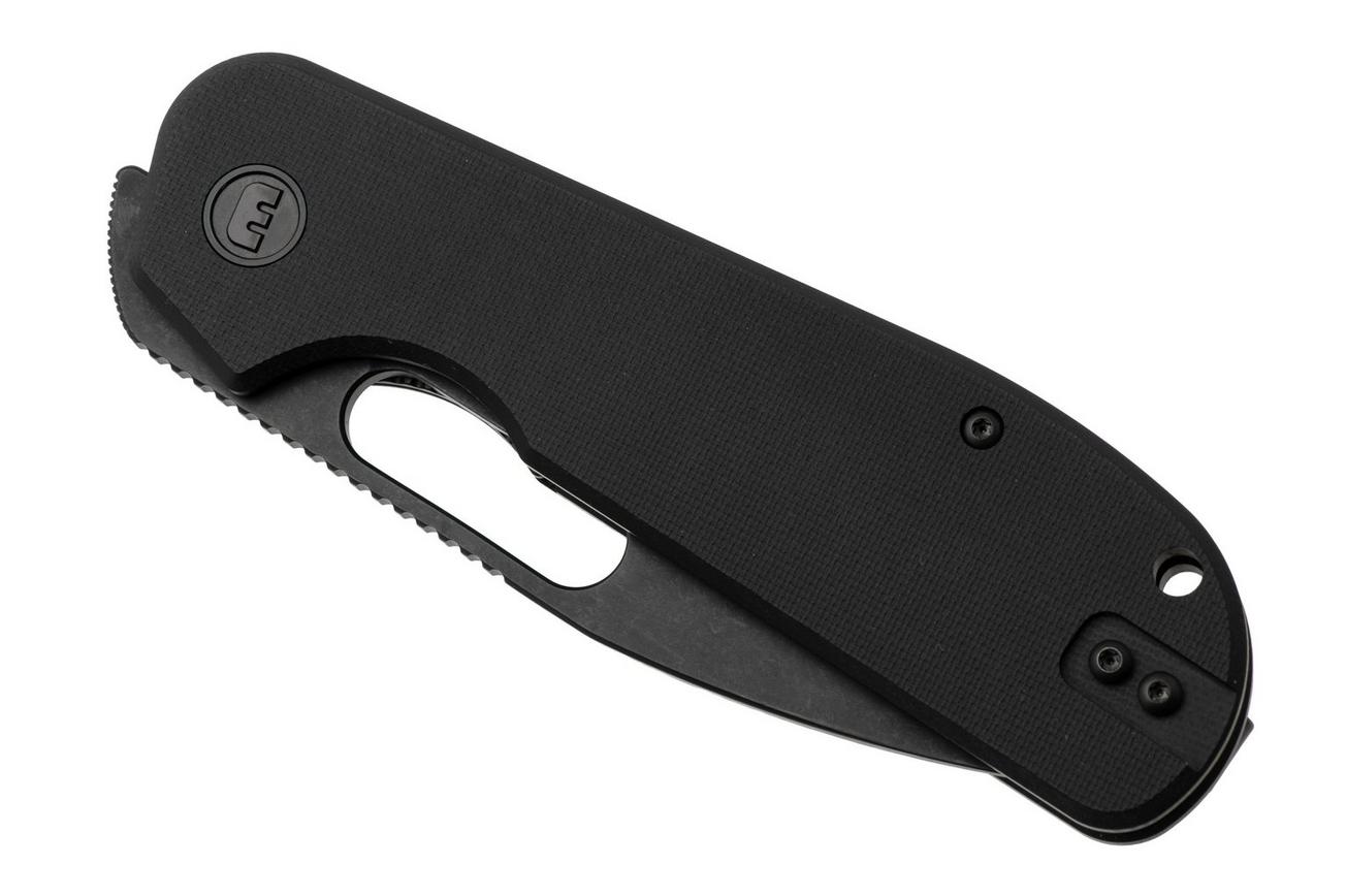 Eutektik EFD EFD-BBW-R Blackwashed 14C28N, Black G10, zakmes