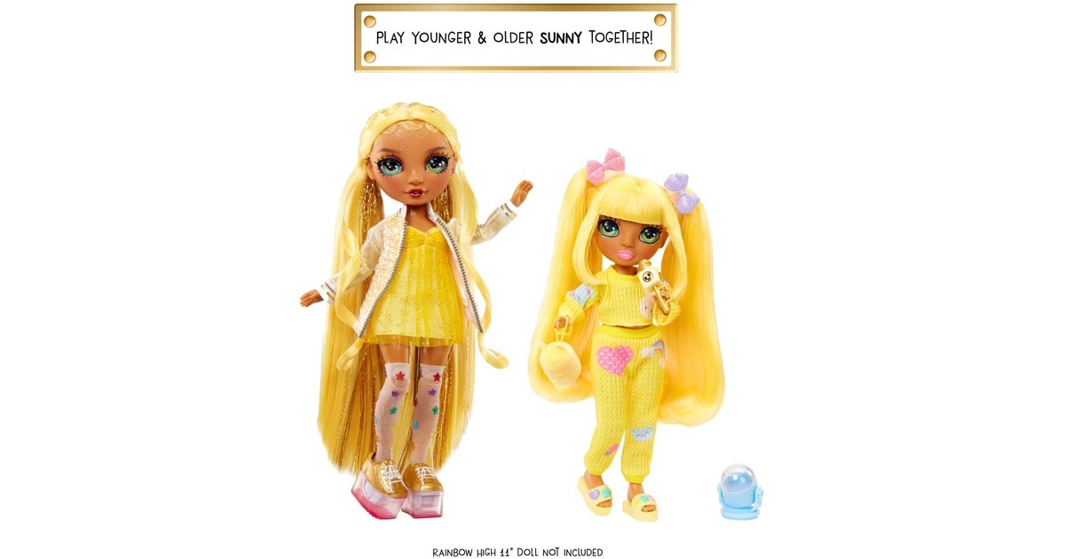MGA EntertainmentRainbow High Junior High Pyjamaparty-modepop - Sunny