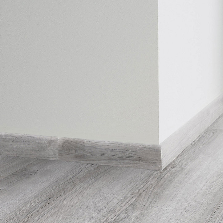 Plinthe PVC chêne gris 196 x 6 cm Tarkett (lot de 5)
