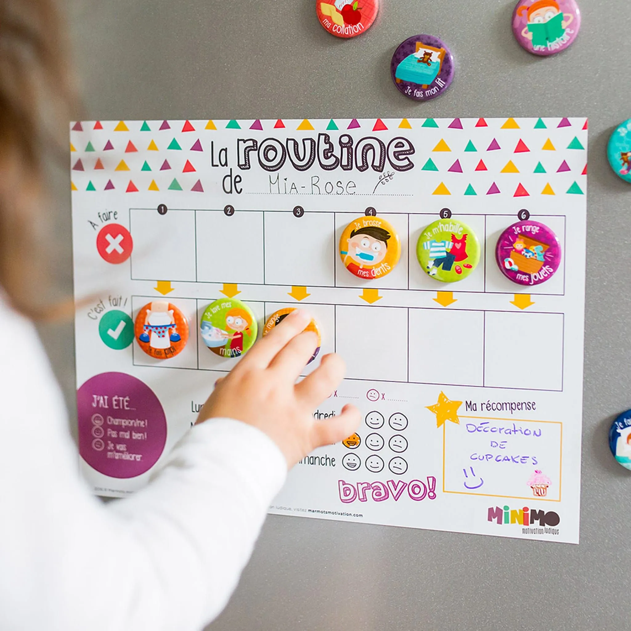 Minimo Calendrier - Ma Routine Quotidien