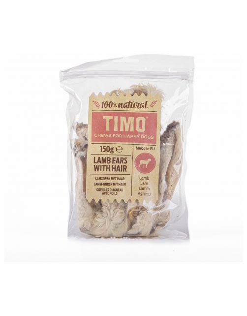 Timo Lamsoren Met Haar - Hondensnacks - Lam 150 g