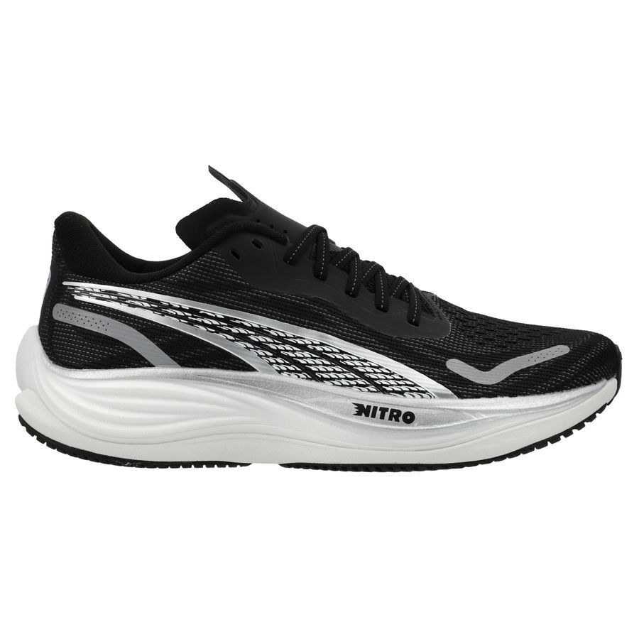 PUMA Chaussures de Running Velocity Nitro 3 - Noir/Argenté/Blanc Femme