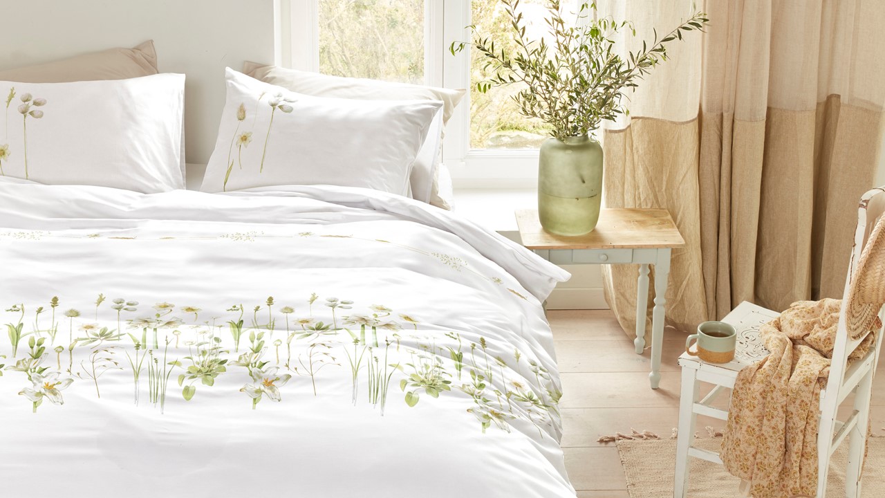 Dekbedovertrek Amaryllis white