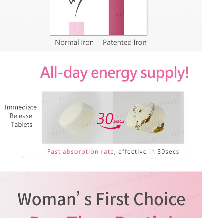 BHK's - Vitamine B-complex + ijzertabletten