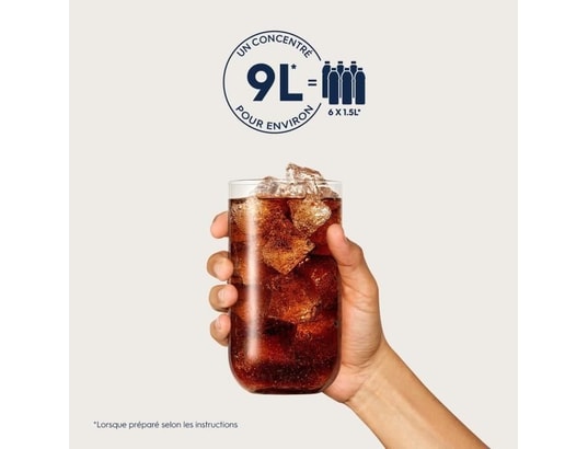 SODASTREAM - Lot de 6 concentrés cola sans sucres - 440ml