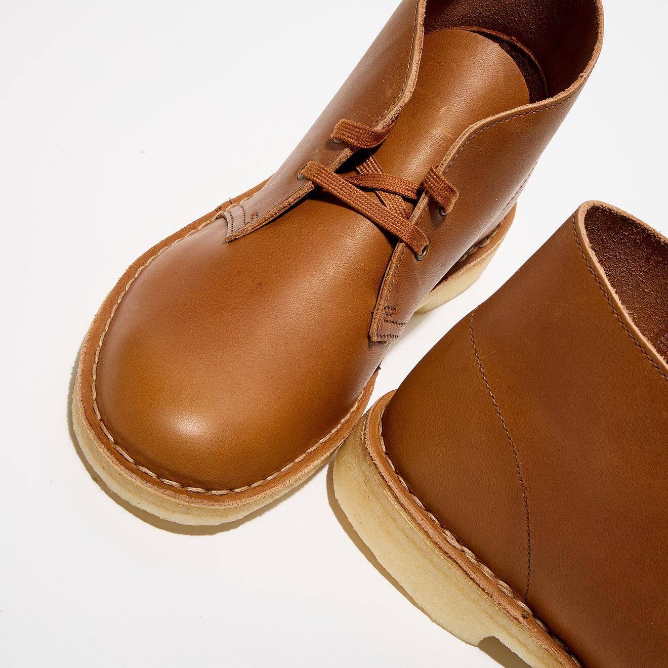 Clarks Originals Desert boots en Cuir Desert marron