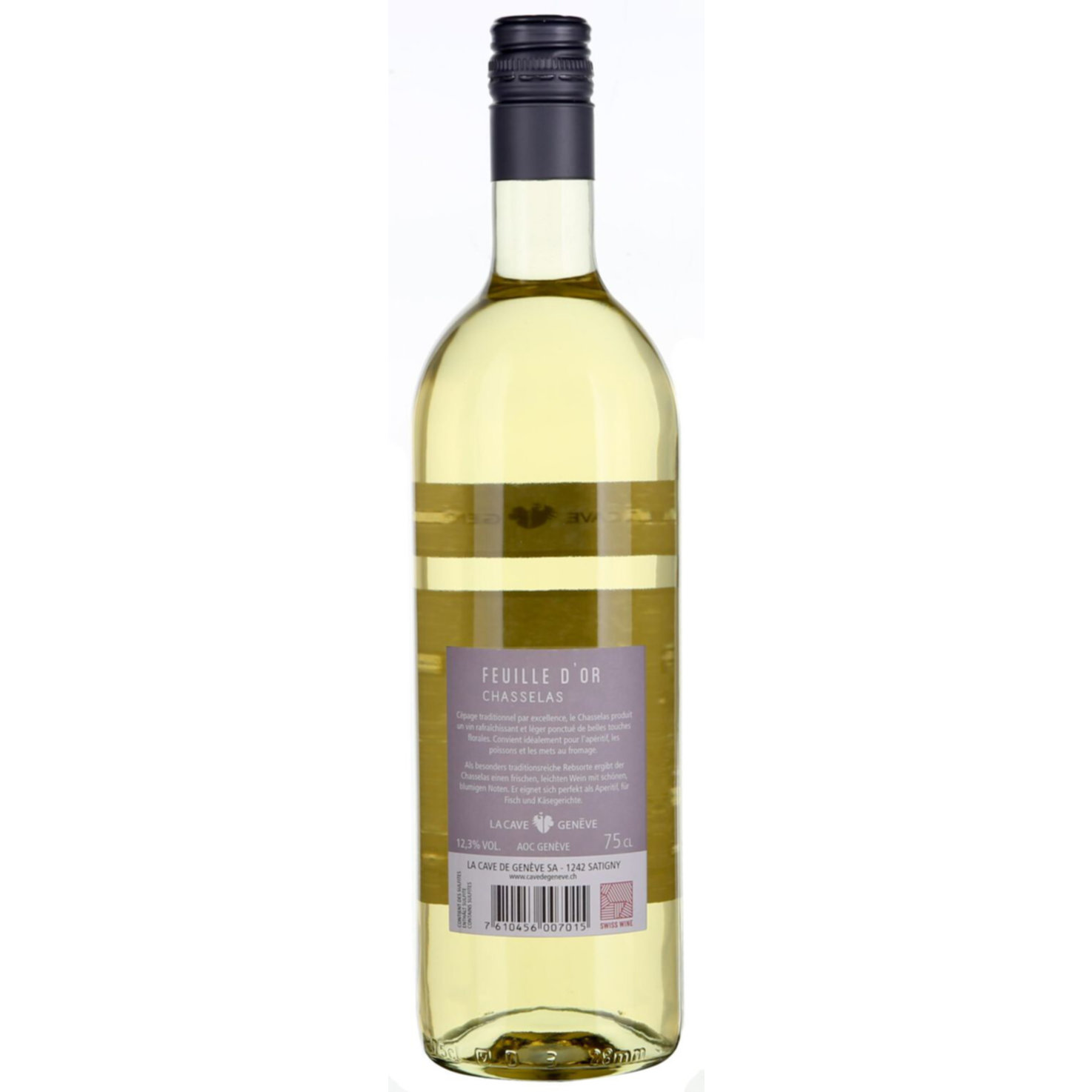 Genève AOC Chasselas Feuille d'Or -75cl