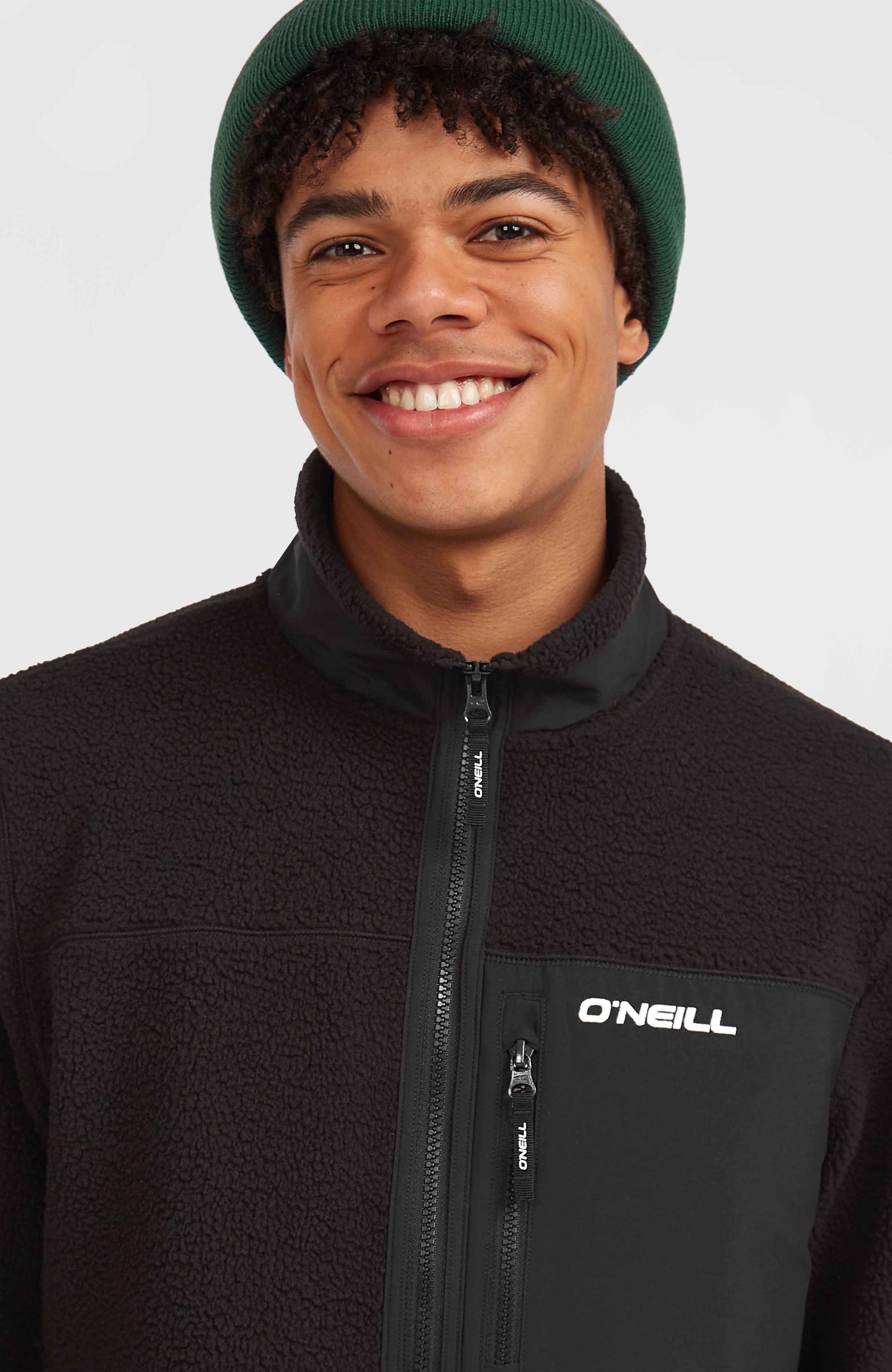 Must-Have High-Pile fleecevest met volledige rits