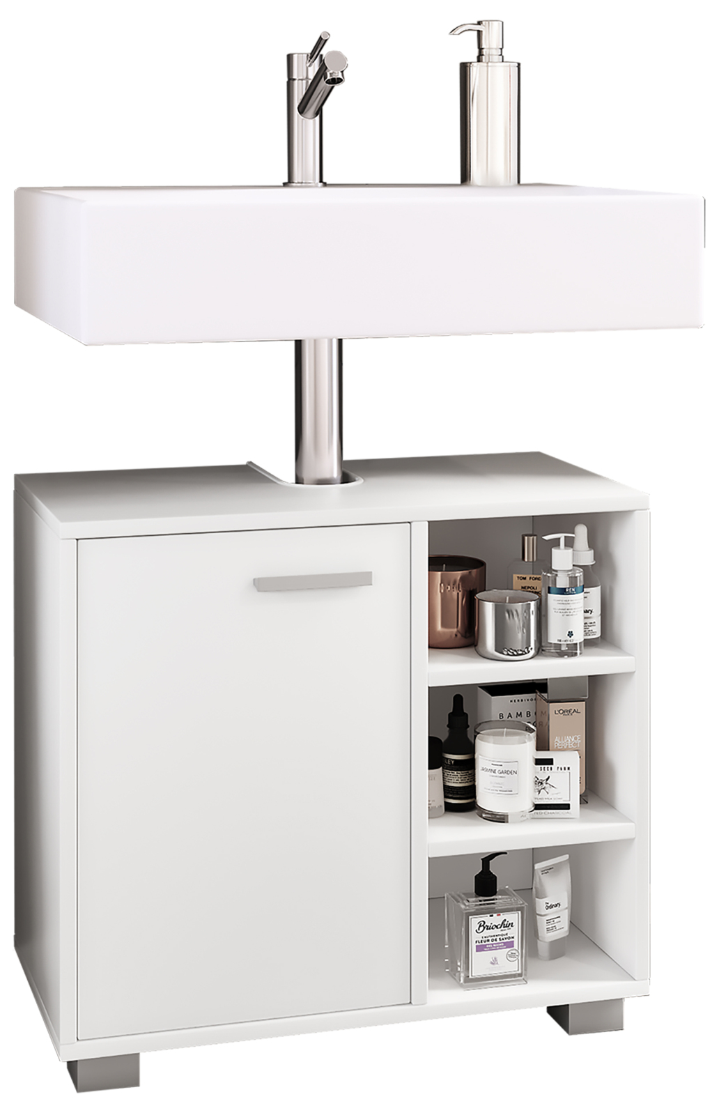 Waschbeckenunterschrank ZALO L - weiß - 60 cm