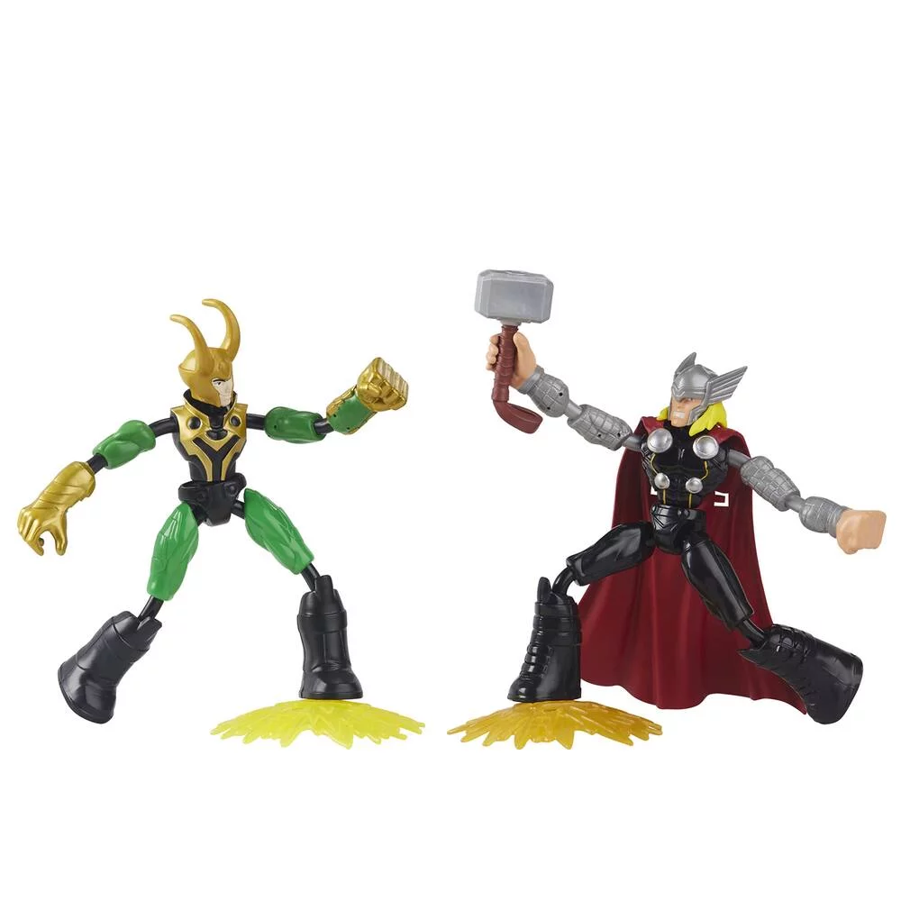 MARVEL - AVENGERS -  THOR - FIGURINE BEND AND FLEX THOR VS LOKI