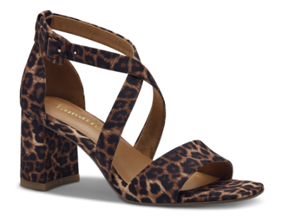 Tamaris Damesandal med hæl Leopard 1-28310-42