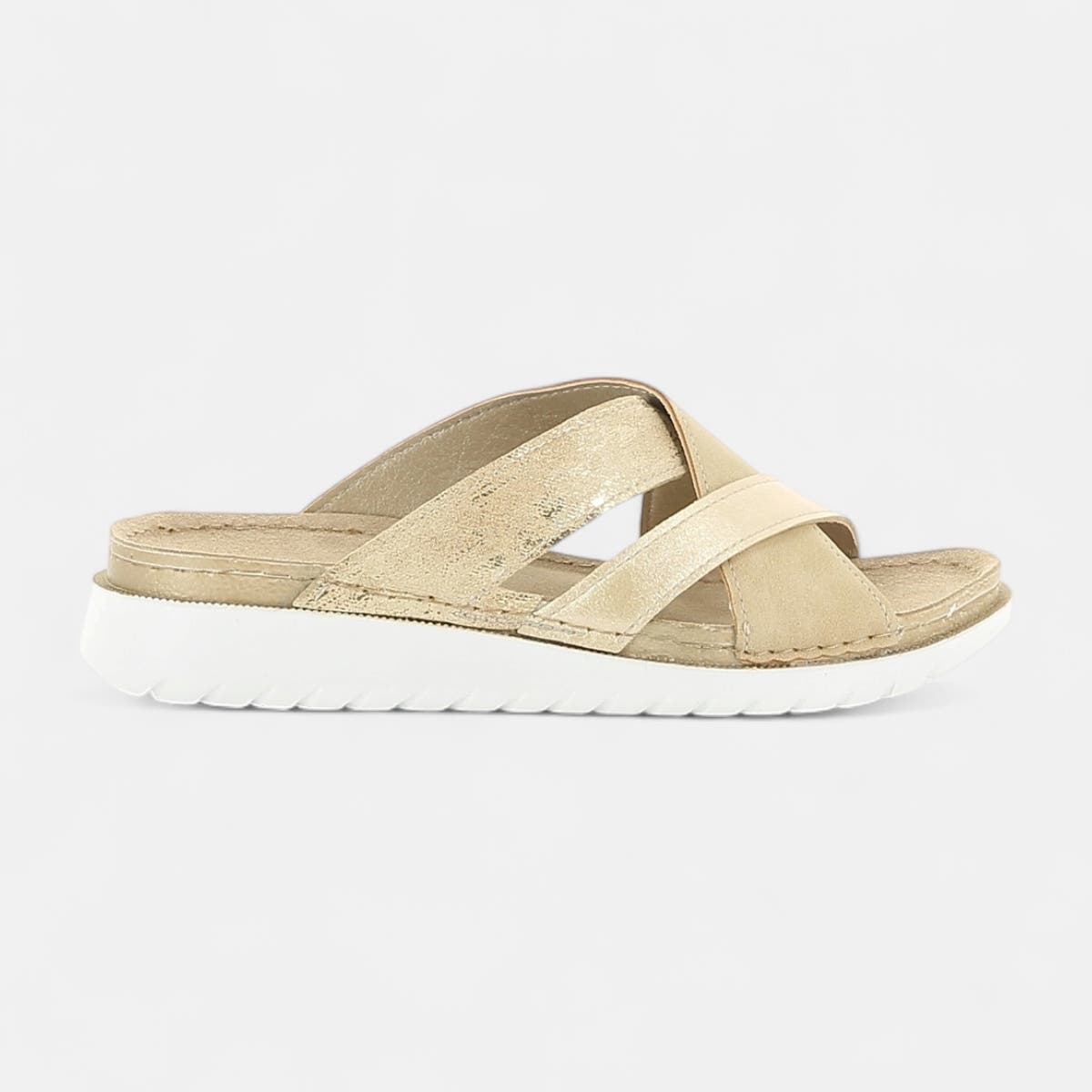 Mules Femme beige