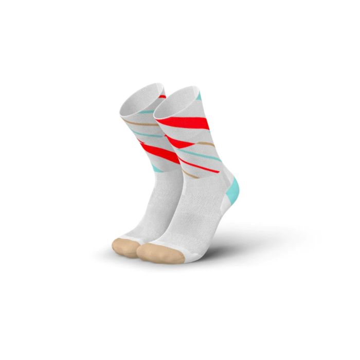 Incylence Unisex Strømper Angles Ultralight Socks Hvid