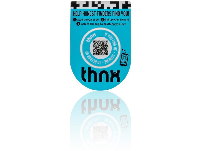 thnxtags Smart Travel Pack XL Pink Smart Tag-Set mit kostenloser und benutzerfreundlicher App