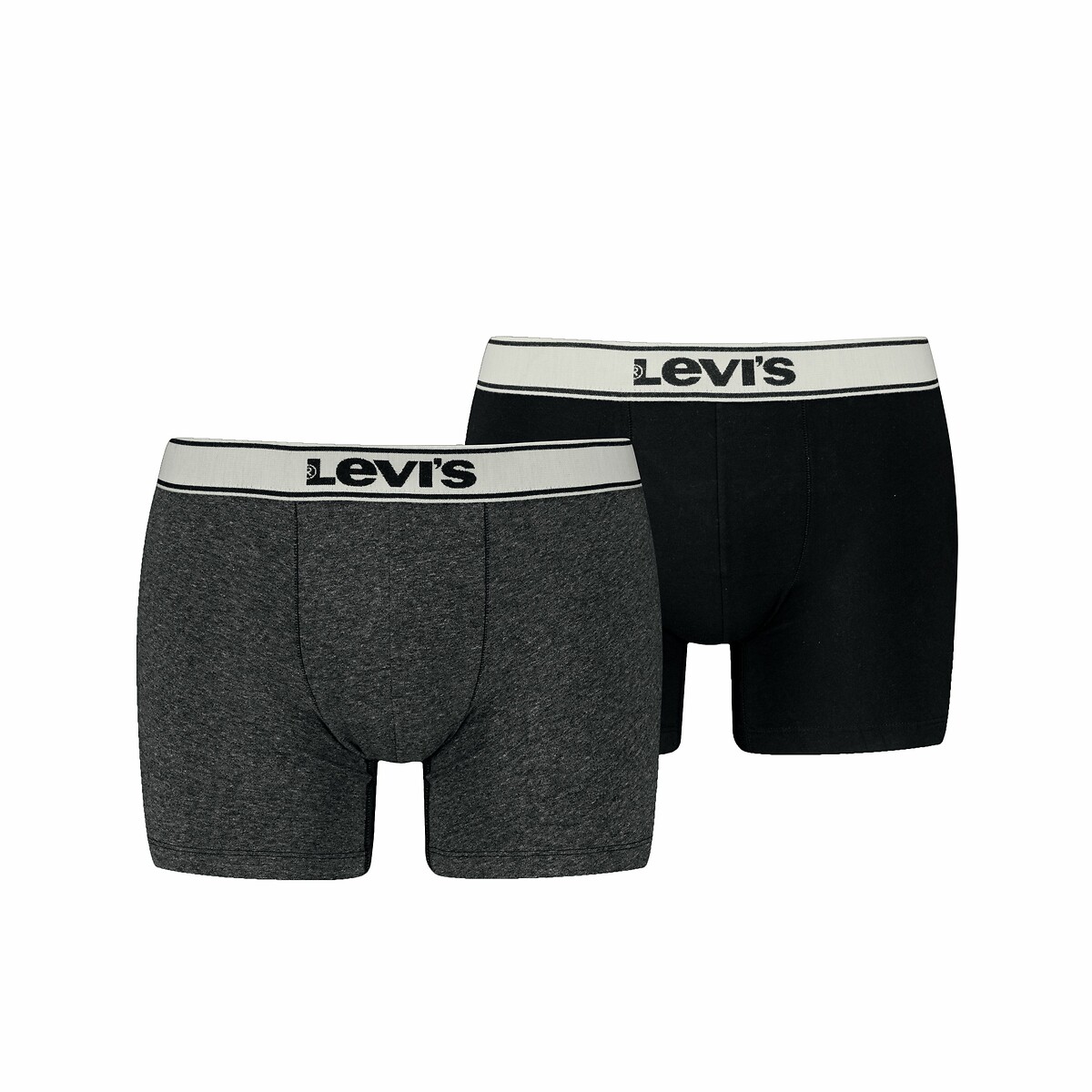 Conjunto de 2 cuecas boxer lisas da Levi's