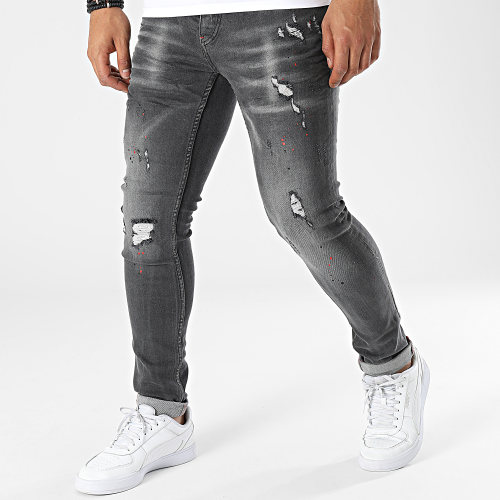 Jean Skinny 694 Gris Anthracite