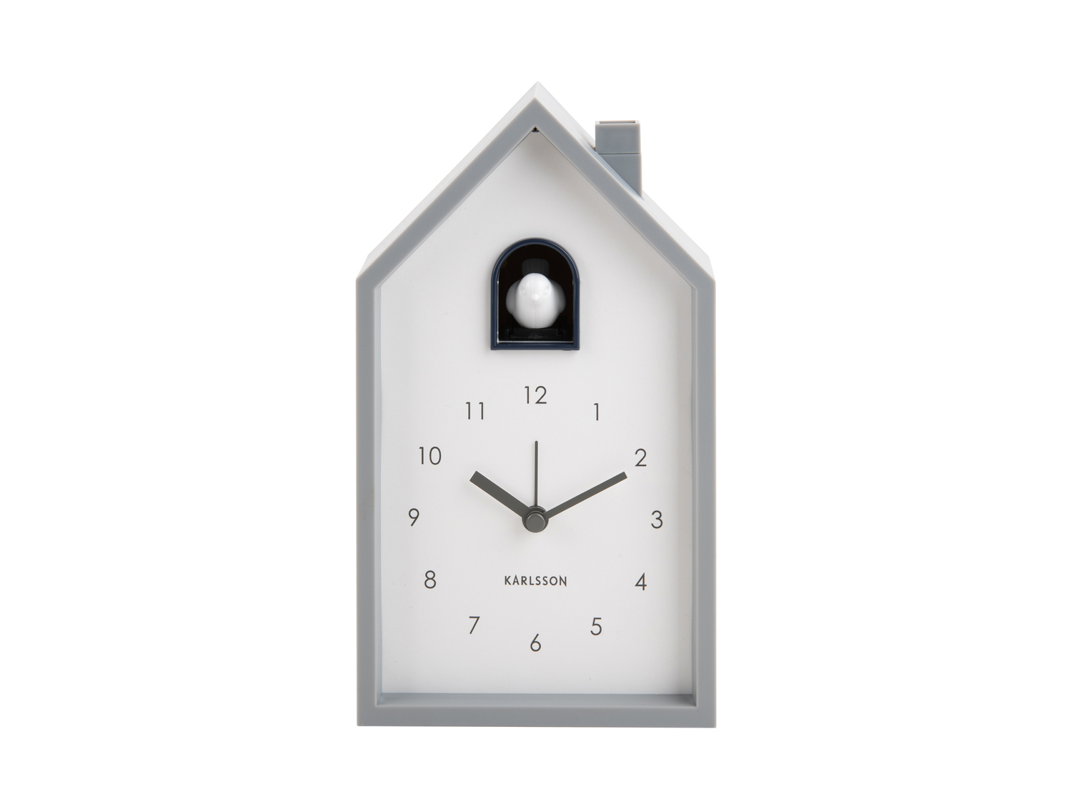 Alarm clock Modern Cuckoo mouse grey