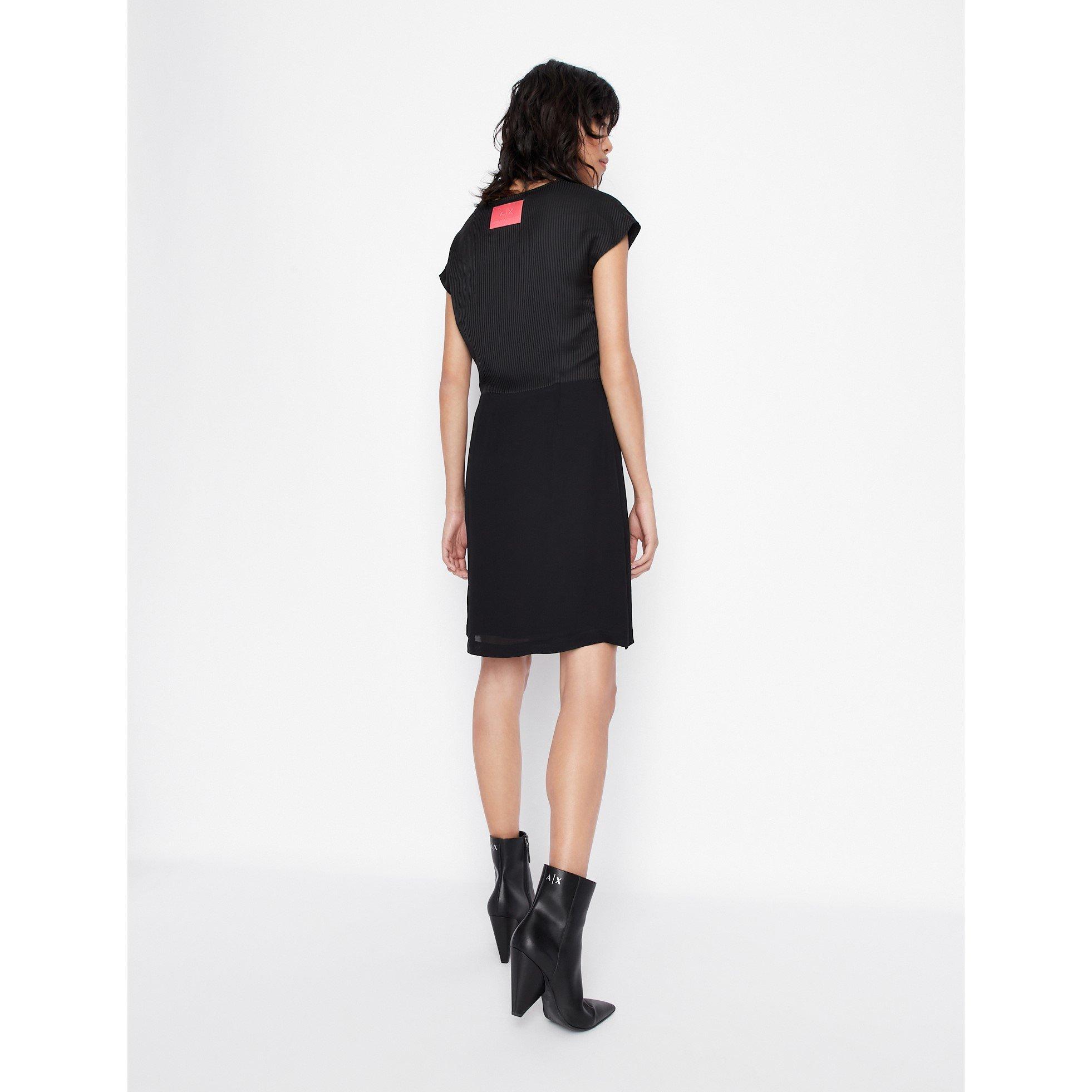 Armani Exchange V Neck Dress