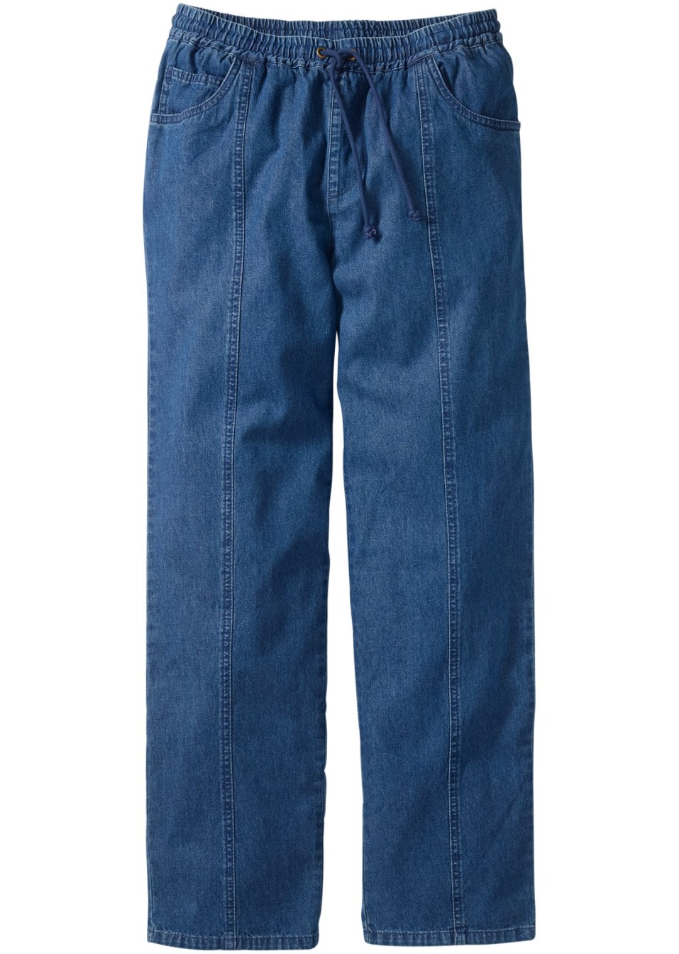 Pantalon taille extensible Classic Fit, Straight