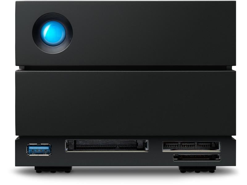 LaCie Externer RAID-Speicher 2Big Dock Thunderbolt 3 40 TB Professionelles Hardware-RAID mit zwei Festplatten