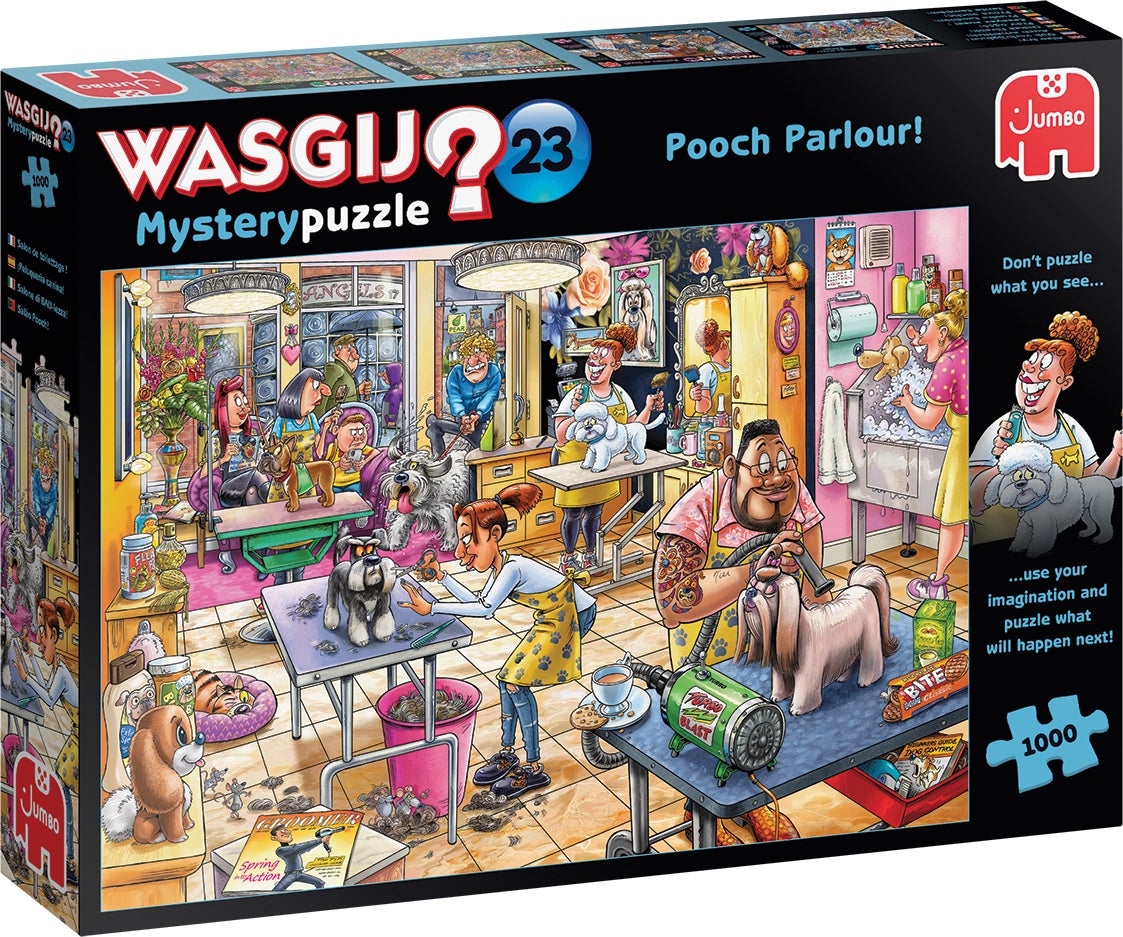 Jumbo puzzel Wasgij Hondensalon 1000 stukjes