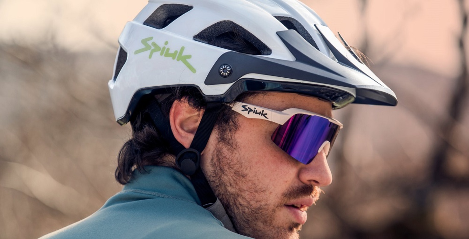 Spiuk Dolmen MTB Fietshelm Wit/Zwart