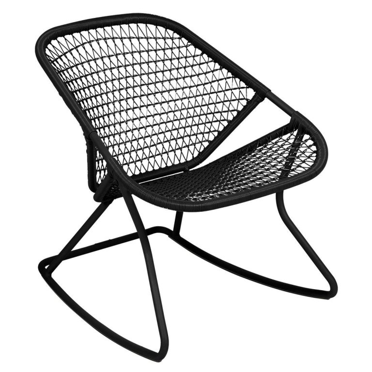 Fermob Sixties schommelstoel Liquorice
