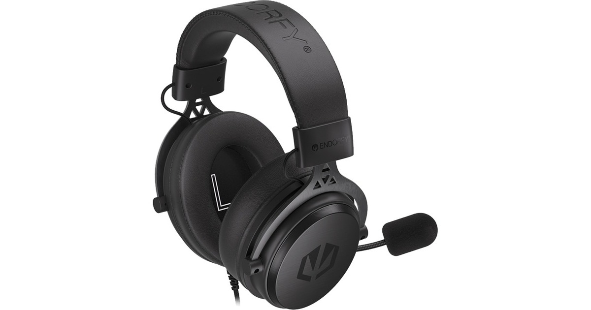 ENDORFYVIRO Plus USB over-ear gaming headset  (Zwart, USB-A, 3,5 mm aansluiting)