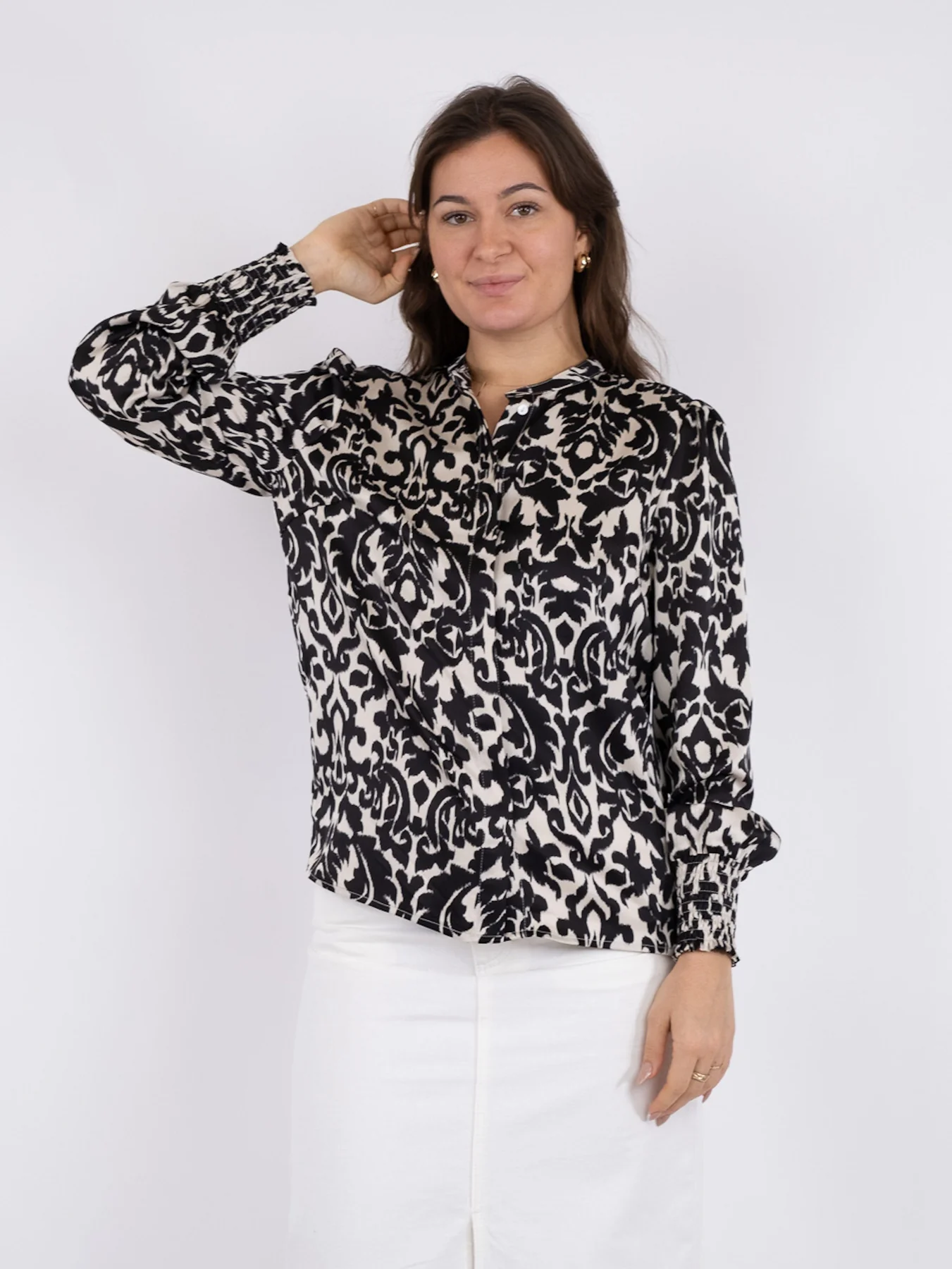 Neo Noir Kala Flower Blur Blouse