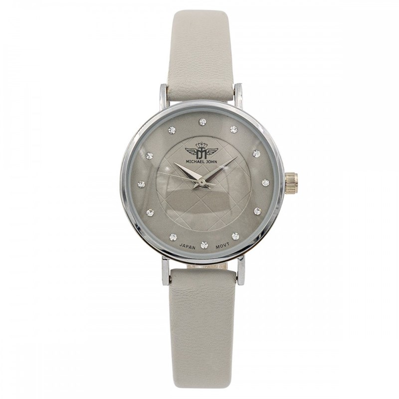 Montre Femme M. JOHN bracelet Cuir Gris