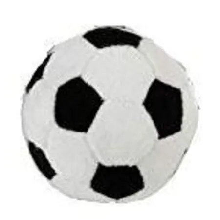 Michel Toys Plüsch-Fußball schwarz-weiß, 8 cm