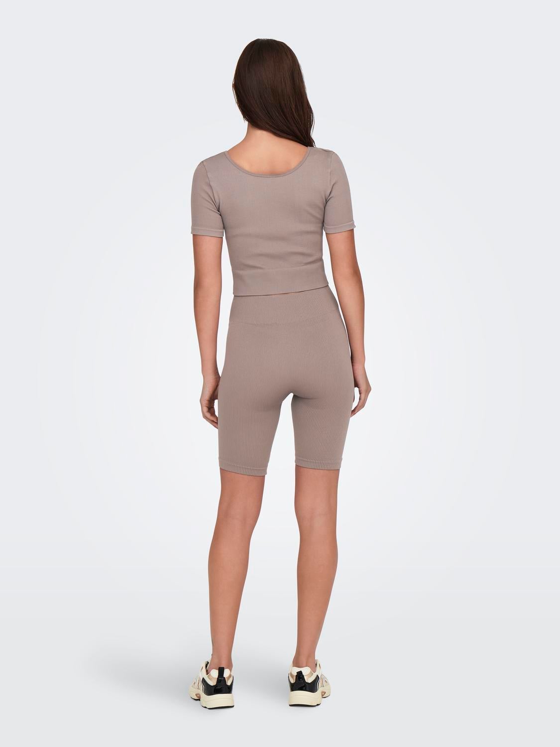 ONPJAIA Hohe Taille Slim Fit Shorts Falcon