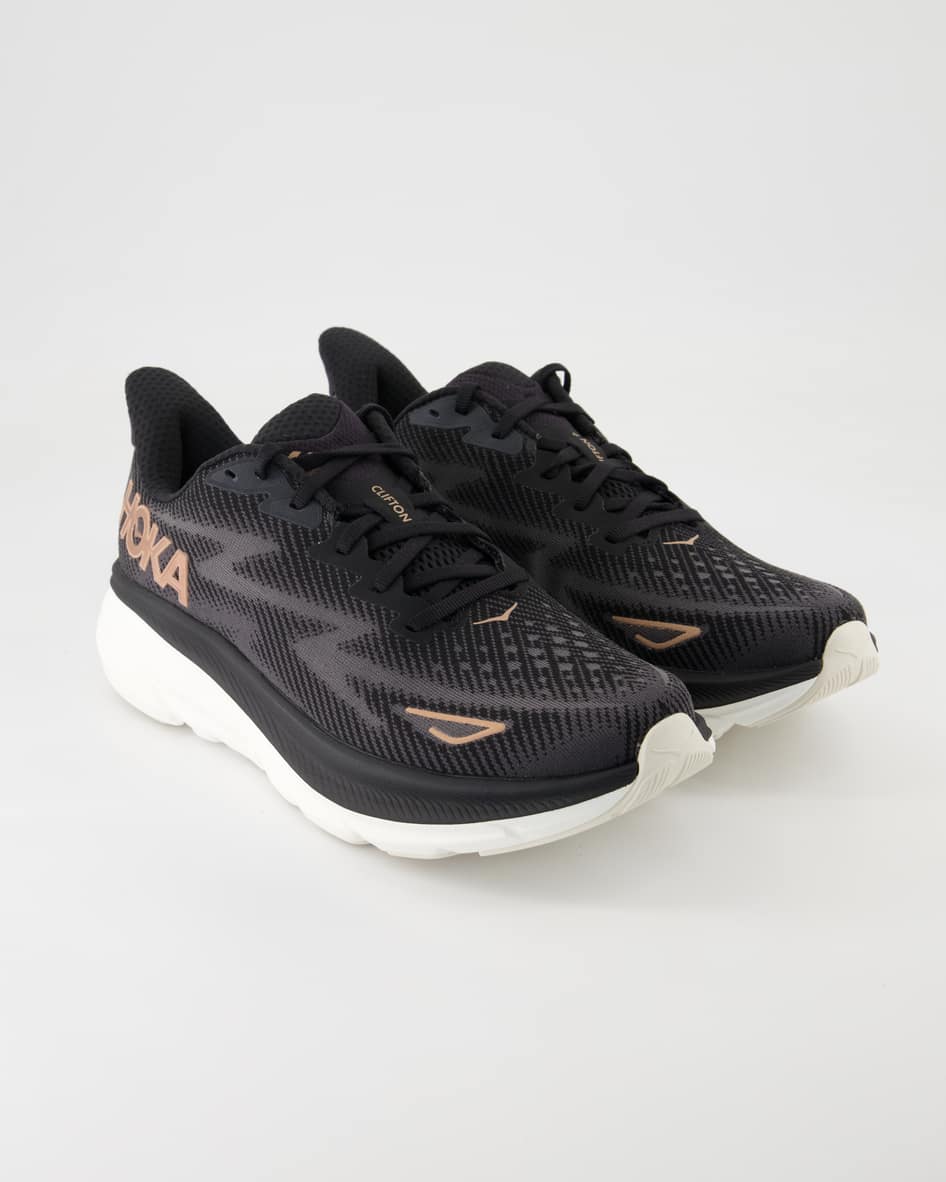 Hoka Clifton 9 Sportschuhe in Schwarz