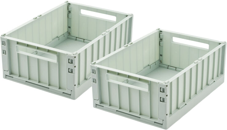 Liewood Weston Storage Box M 1-pack LIght P Light peppermint