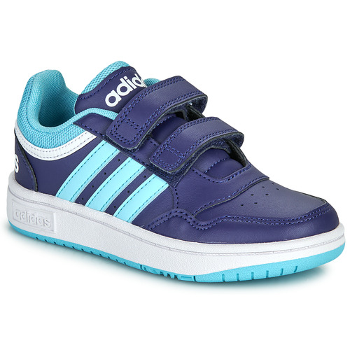Adidas Sportswear - HOOPS 3.0 CF C - Bleu / Turquoise