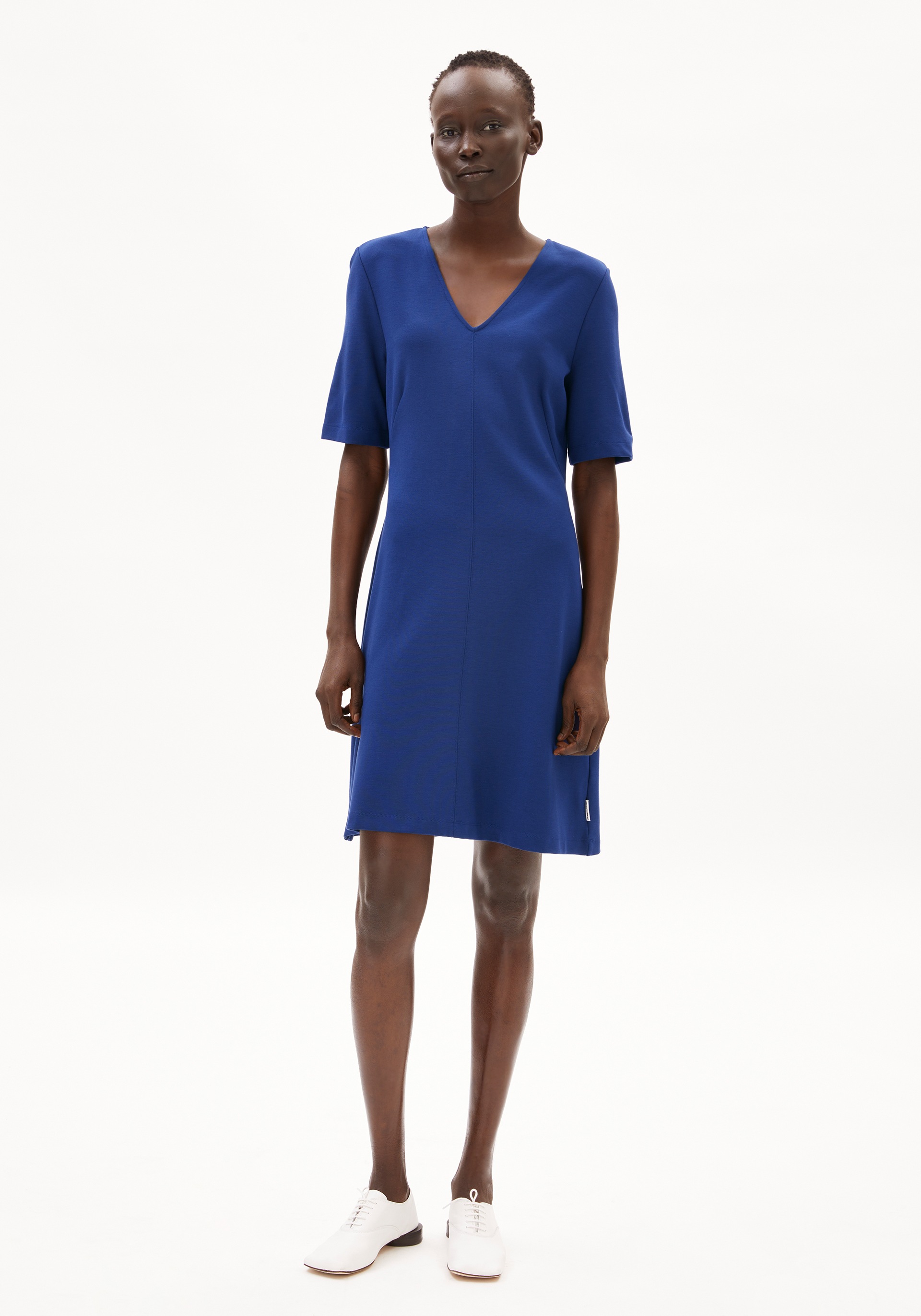 Armedangels Jerseykleid Lesjaa Blue Noon