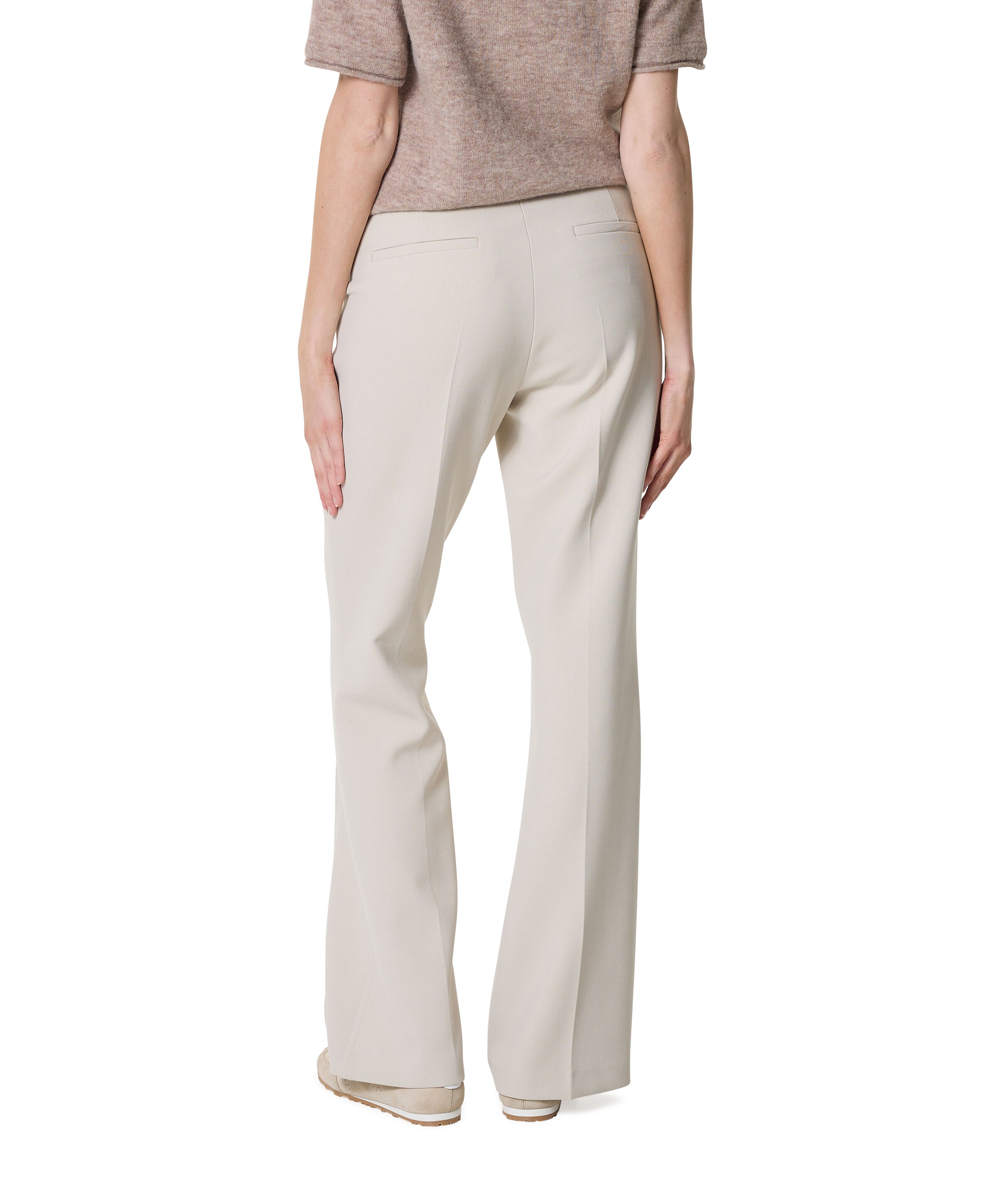 Cambio Fawn flap pocket dames broek beige